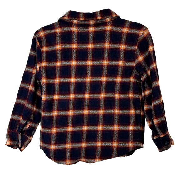 Old Navy Boys Plaid Flannel Button Down size 4T - Picture 7 of 7
